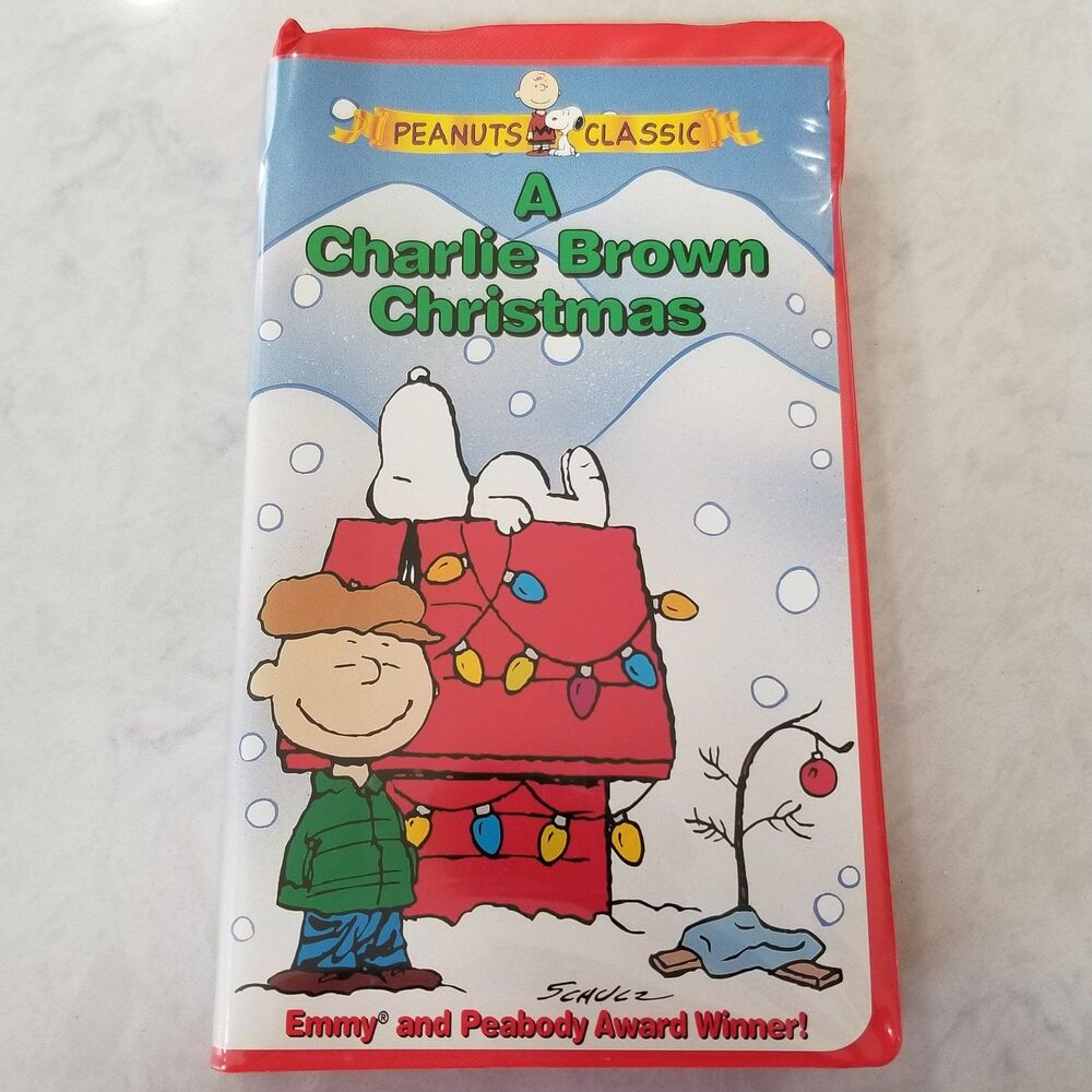A Charlie Brown Christmas vhs tape movie 1996 vintage
